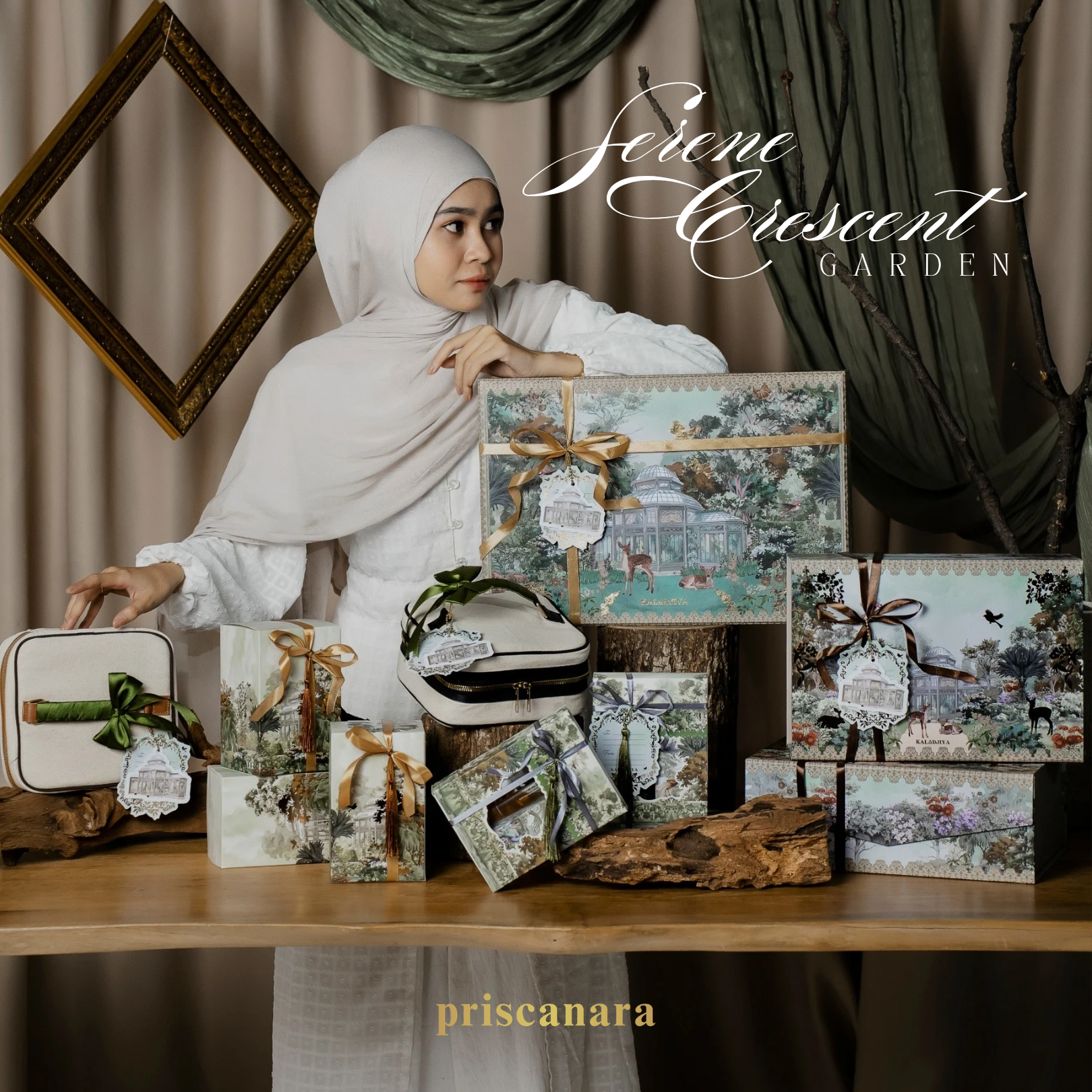 Serene Crescent Garden